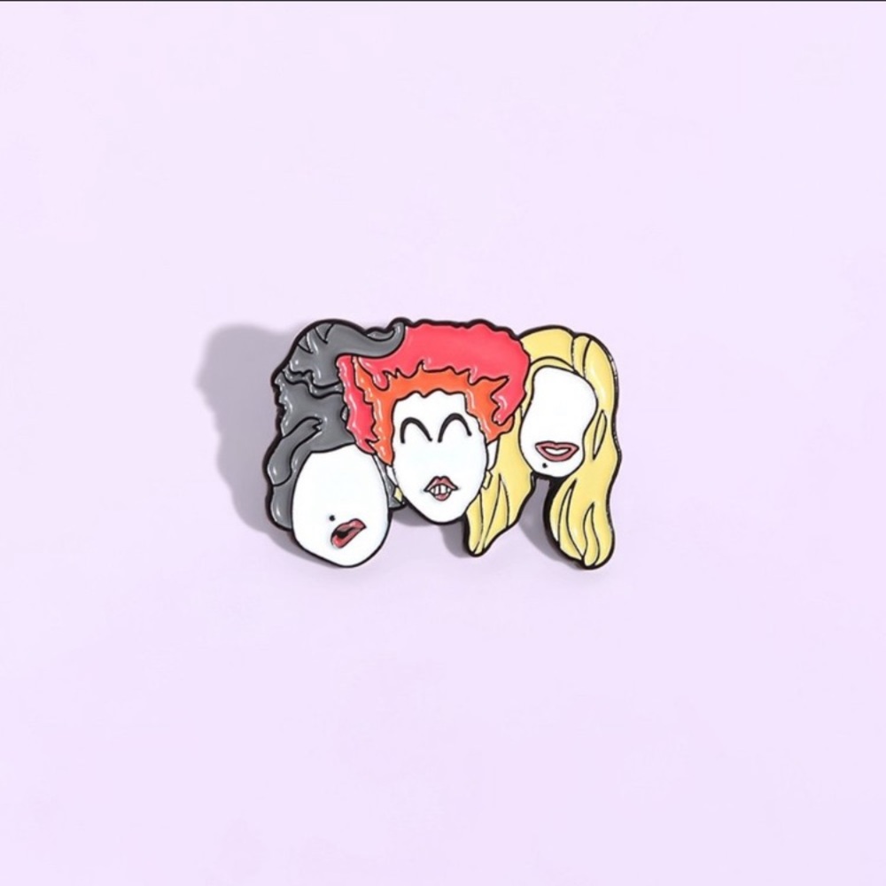 1 LEFT! Hocus Pocus Witch Witches Halloween Pin - Picture 6 of 10